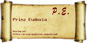 Prinz Eudoxia névjegykártya